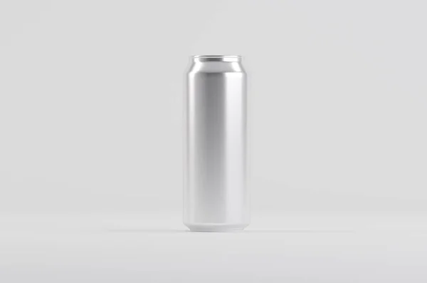 Bir Soda Aluminium Dapat Mockup Ilustrasi — Stok Foto
