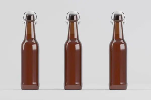 Beer Bottle Mockup Illustration — Stock Photo, Image