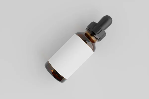 果汁机瓶布朗琥珀模型3D说明 — 图库照片