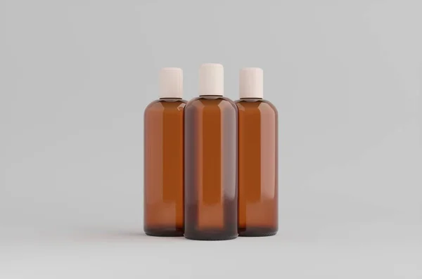 Bottiglia Cosmetica Mockup Illustrazione — Foto Stock