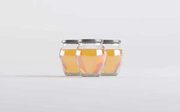Honey Jar Mockup Illustration — Stockfoto