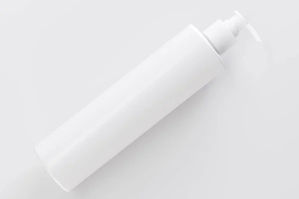 Белая Косметический Шампунь Диспенсер Бутылки Иллюстрация — стоковое фото