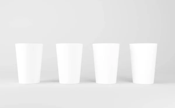 Beyaz Kahve Kupası Model Görüntü — Stok fotoğraf