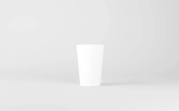 White Coffee Cup Mockup Illusztráció — Stock Fotó