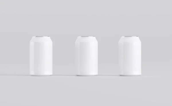 Alüminyum Soda Birası Konserve Kutuları 3B Görüntü