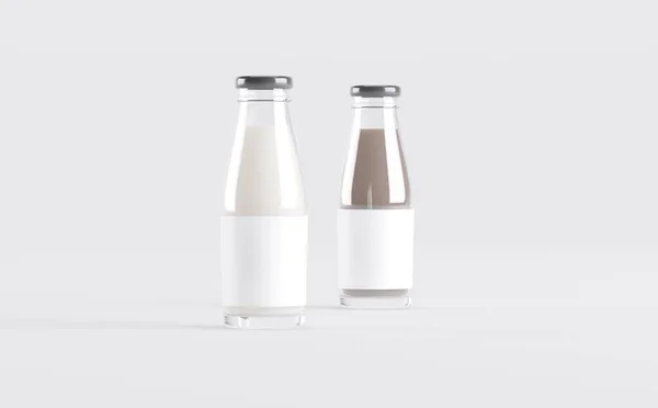 stock image Milk Bottles Mockup 3D Illustration