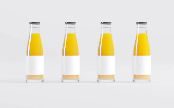 Juice Bottles Mockup Illusztráció — Stock Fotó
