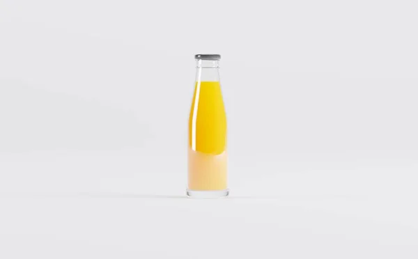 Ilustrasi Mockup Juice Bottle — Stok Foto