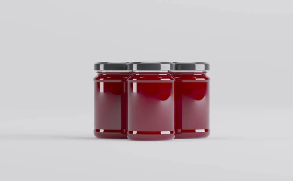Модель Jam Jars — стоковое фото