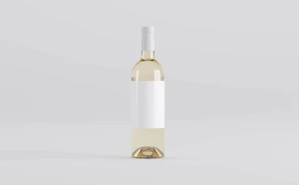 Weinflaschen Mockup Illustration — Stockfoto
