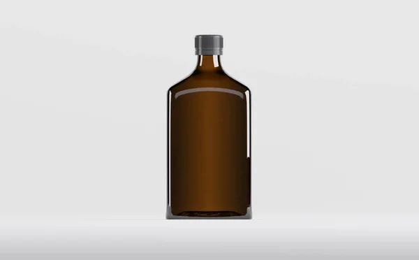 Фармацевтична Пляшка Алкоголю Mockup Ілюстрація — стокове фото