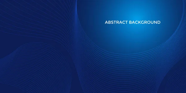 Astratto Blu Gradiente Geometrico Forma Cerchio Sfondo Moderno Futuristico Sfondo — Vettoriale Stock