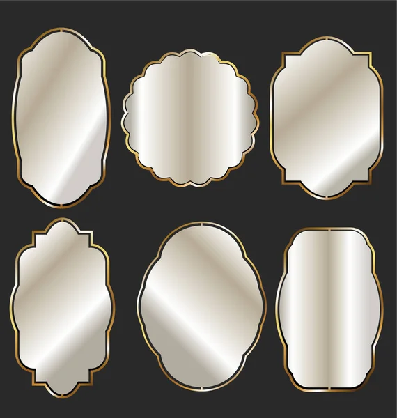 Art deco çiçekli köşeler ve sınır süsleri. Vektör köşeli çerçeveler ve klasik dekorasyon. Çiçek deseni ve süslemeleri, filigran çerçeveleri ve bölücülerle sınırlarını zenginleştir