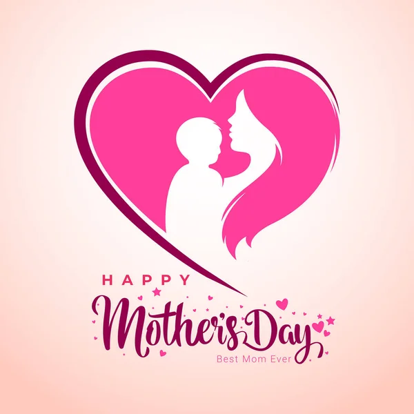 Güller, harfler, kurdeleler, çerçeve ve noktalı arka planla anneler günü planınız kutlu olsun. Vektör çizimi. Gelmiş geçmiş en iyi anne / anne menü, el ilanı, kart, davetiye için sevimli kadınsı tasarım.