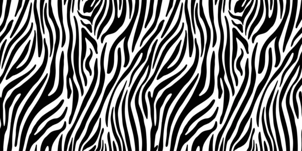 Kusursuz vektör siyah ve beyaz zebra çizgili desen. Tarz sahibi vahşi zebra izi. Kumaş, tekstil, tasarım, kapak vs. için hayvan baskısı arka planı. 10 tane tasarım. hisse illüstrasyonu