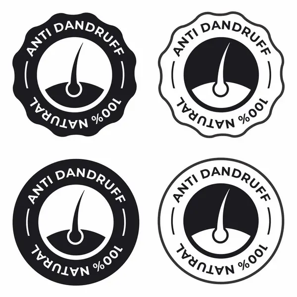 Anti-kepek gevreği logo simge şampuan için ücretsiz. Vektör saç yağı kepek tasarımı.