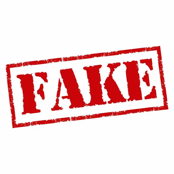Sahte damga vektör grunge lastik işareti. Sahte mühür arkaplanı izole edildi.
