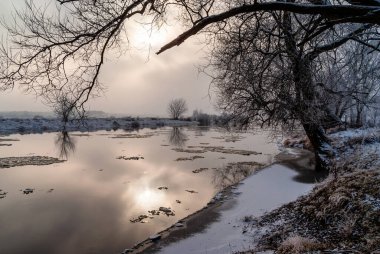 Podlasie nehirleri kışın Narel, Narew, Biebrza