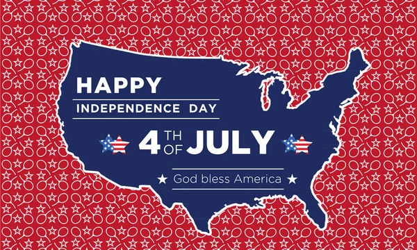Happy Fourth July Usa Independence Day Background — Stock Photo, Image