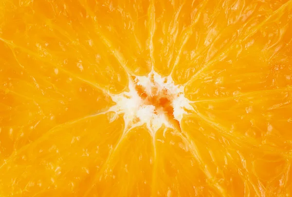 オレンジの果実の質感のマクロショット 食品の背景 — ストック写真
