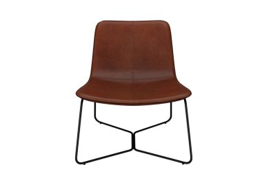 Beyaz arka planda modern koltuk