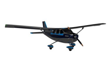 Beyaz arka planda modern helikopter