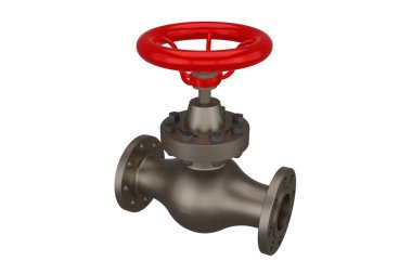 3D gerçekçi karbon çelik valf