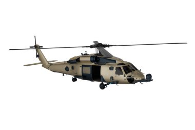 3D askeri savaş helikopteri