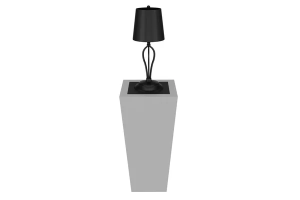Сучасна Лампа Ізольована Білому Тлі Візуалізація — стокове фото