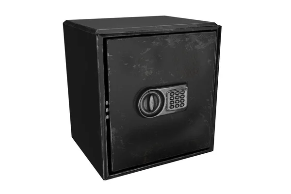 Ασφαλές Μαύρο Χρηματοκιβώτιο — Φωτογραφία Αρχείου