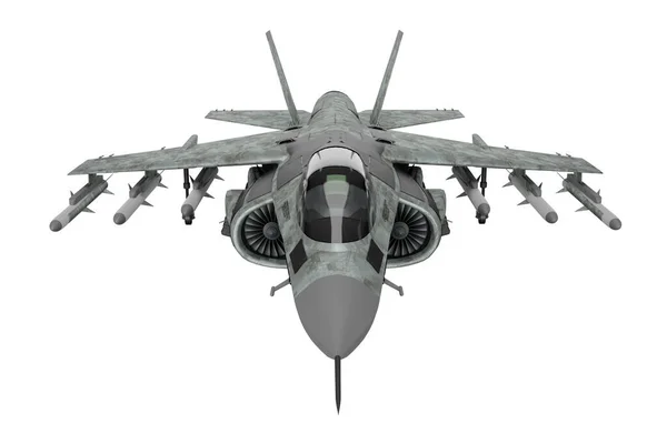 3D askeri jet, savaş uçağı konsepti