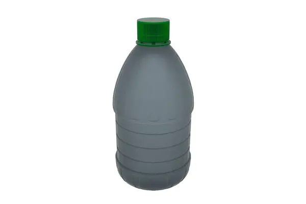 Representación Botella Plástico Transparente Grande —  Fotos de Stock