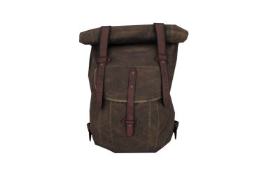 3D eski bir kafe bavulu.