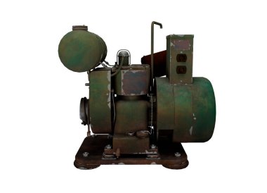 Eski dizel enerji santralinin 3D üretimi