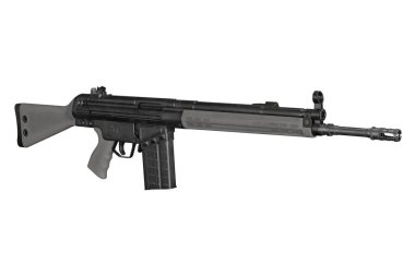 3D yorumlama hkg3 savaş tüfeği, ateşli silah kavramı