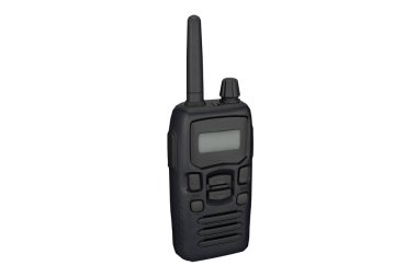 Beyaz arka plan üzerinde izole walkie talkie