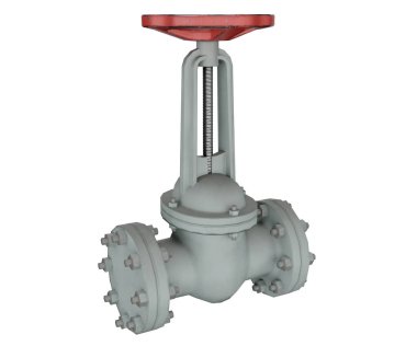 3D işlemeli metal boru vanası