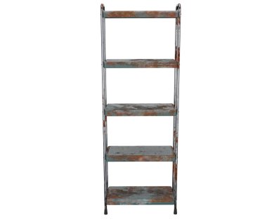 3d paslı metal kitaplık rendeing 