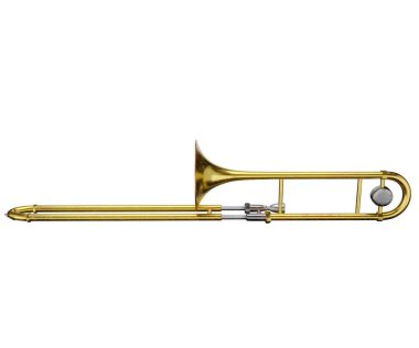 Trombon kullanılan 3D müzik enstrümanı