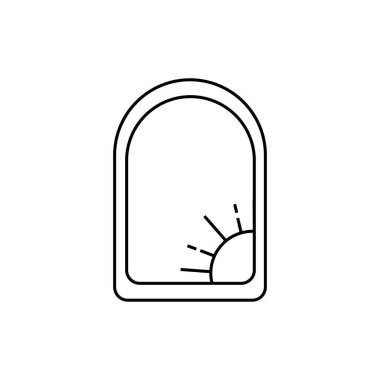 Çerçeve sınır tasarım şablonu izole edilmiş çizim. Çerçeve sınır tasarım şablonu.