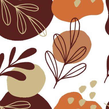 Çiçeksiz desenler. Güzel soyut ve çiçekli tasarım. Moda kumaşları, çocuk kıyafetleri, ev dekorasyonu, yorgan, tişört, kart ve şablon, hatıra defteri ve diğer dijital ihtiyaçlar için