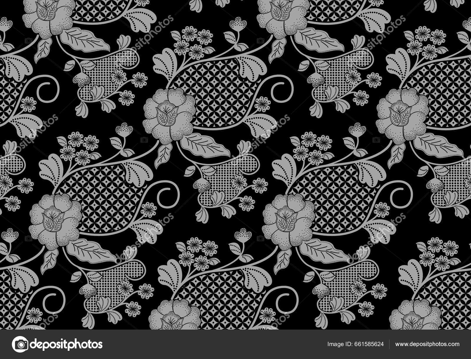 Batik Indonesian Technique Wax Resist Dyeing Applied Whole Cloth Cloth