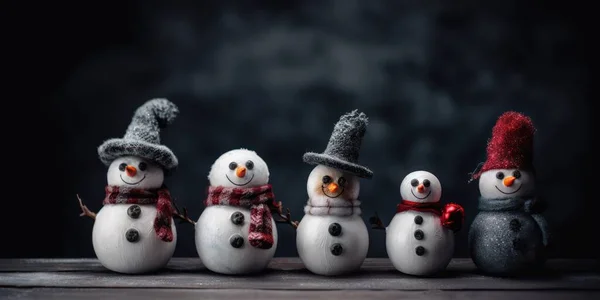 Noel Arkaplanı Boyutlu Kardan Adam Beyaz Tahta Tutuyor Kış Tatili — Stok fotoğraf