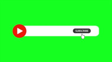 Videolarınız, Anımsatıcı - 4K canlandırması, Abone düğmesi bildirimi için Uyarı Ögesi Animasyonu