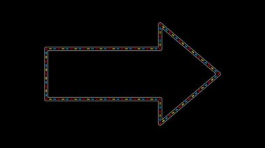 Ampuller Arkaplan Oku Afiş İşaretli Kırmızı, sarı, açık mavi, siyah arkaplanda retro