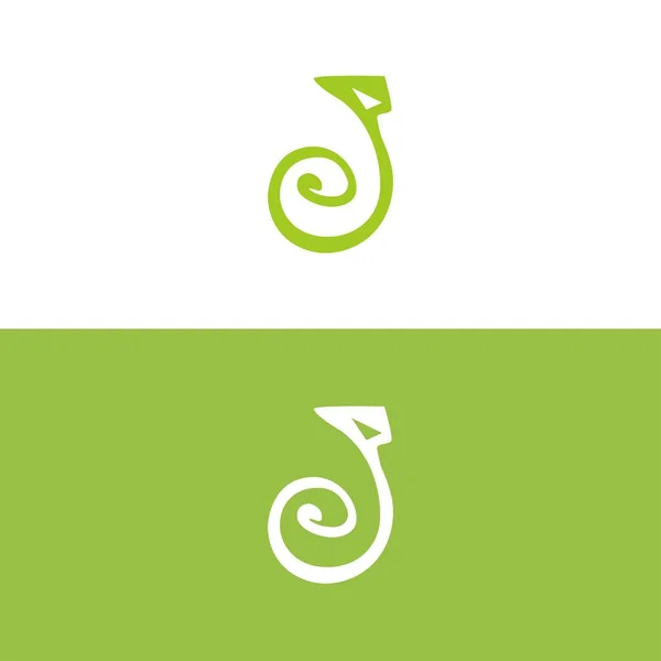 Letní Plam Strom Vlnou Minimalistický Modrý Logo Design Ikona Vektor — Stockový vektor