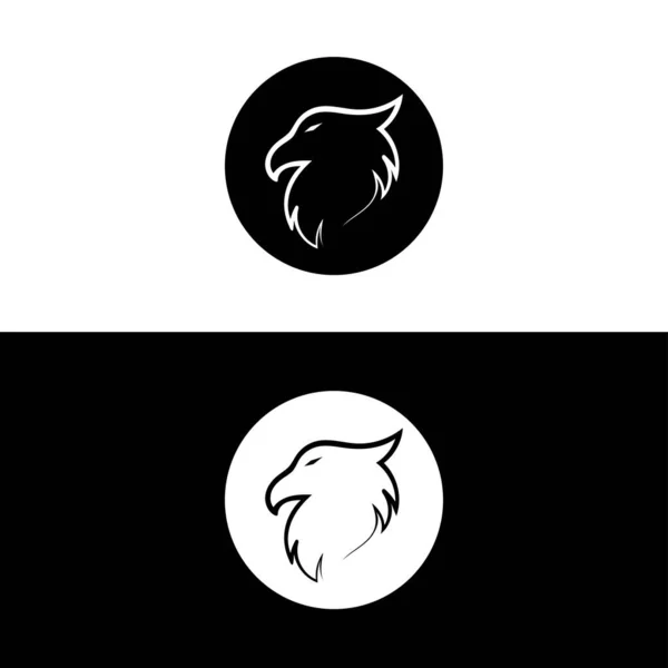 Logo Orlího Štítu Ikona Orla Orlí Hlava Vektor Logo Orlího — Stockový vektor