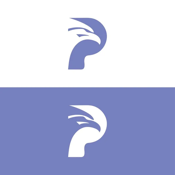 Logo Tarczy Orła Ikona Orła Głowa Orła Wektor Logo Tarczy — Wektor stockowy