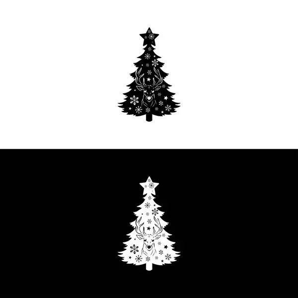 100,000 Black christmas tree Vector Images | Depositphotos