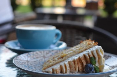 coffee and a cake in the morning